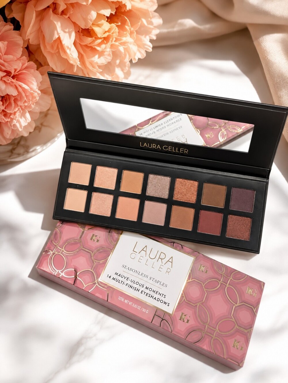 Laura Geller, Seasonless Staples, Mauve-ulous Moments 14 Eyeshadow Palette, New